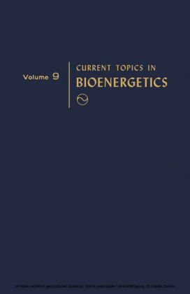 Current Topics in Bioenergetics