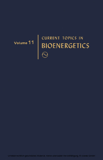 Current Topics in Bioenergetics main product photo