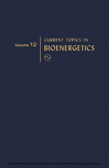 Current Topics in Bioenergetics main product photo