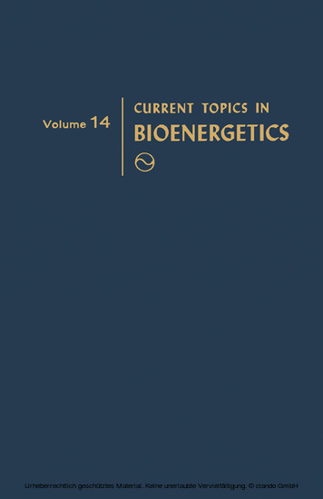Current Topics in Bioenergetics main product photo