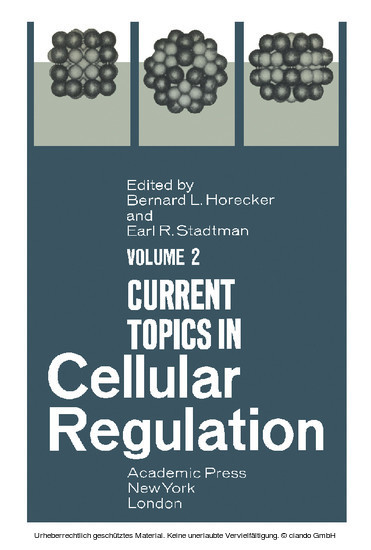 Current Topics in Cellular Regulation main product photo