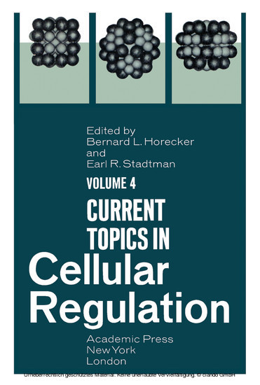Current Topics in Cellular Regulation main product photo