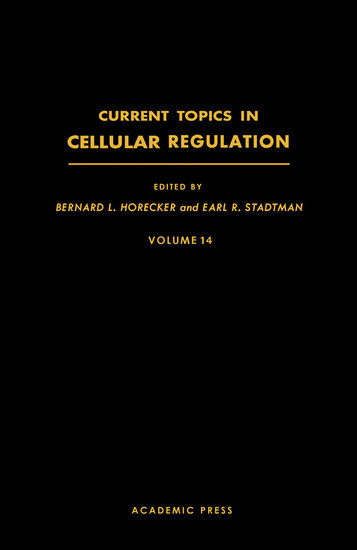 Current Topics in Cellular Regulation main product photo
