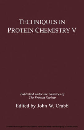 Techniques in Protein Chemistry
