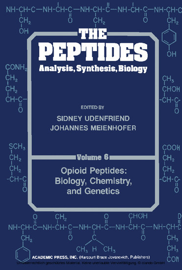 Opioid Peptides: Biology, Chemistry, and Genetics main product photo