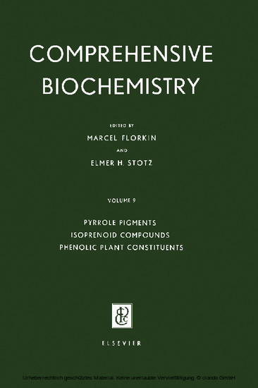 Pyrrole Pigments, Isoprenoid Compounds and Phenolic Plant Constituents main product photo