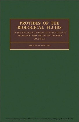 Protides of the Biological Fluids