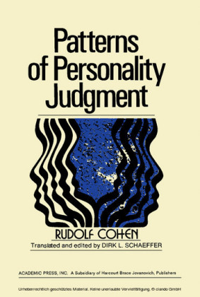 Patterns of Personality Judgment