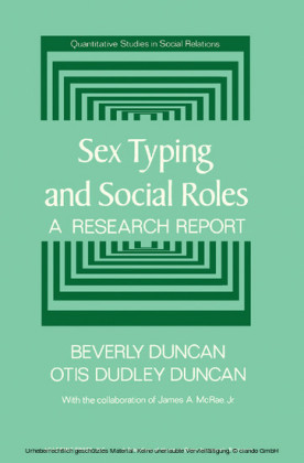 Sex Typing and Social Roles