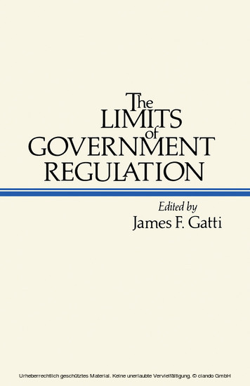 The Limits of Government Regulation main product photo
