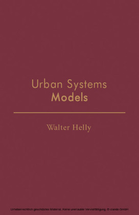 Urban Systems Models