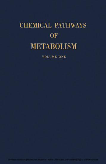 Chemical Pathways of Metabolism main product photo