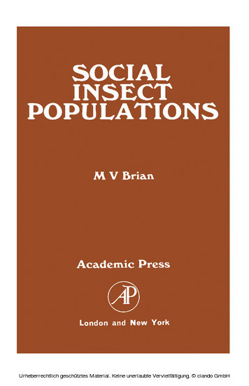 Social Insect Populations main product photo