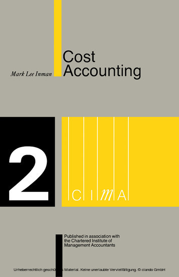 Cost Accounting main product photo