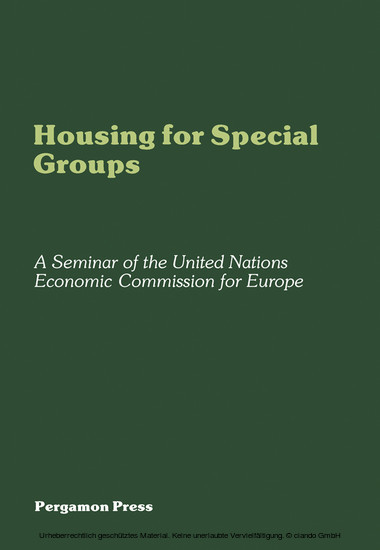 Housing for Special Groups main product photo