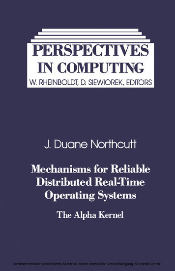Mechanisms for Reliable Distributed Real-Time Operating Systems main product photo