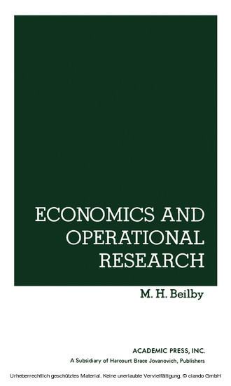 Economics and Operational Research main product photo
