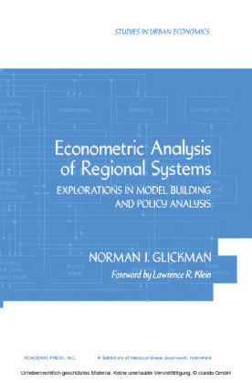 Econometric Analysis of Regional Systems