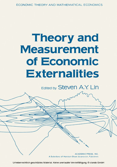 Theory and Measurement of Economic Externalities main product photo