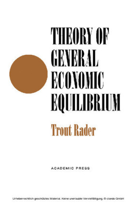 Theory of General Economic Equilibrium