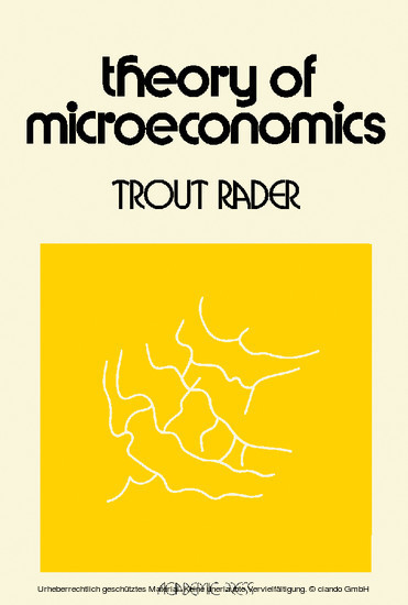 Theory of Microeconomics main product photo