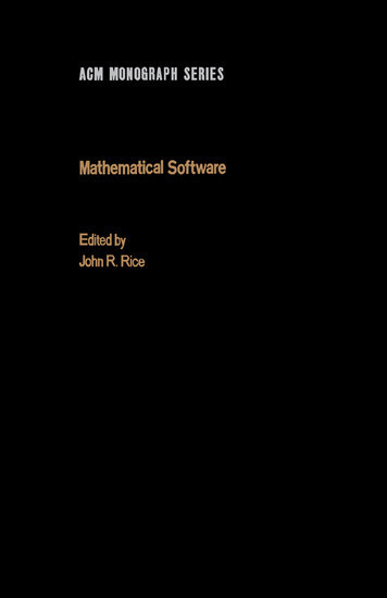 Mathematical Software main product photo