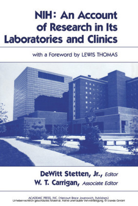 NIH: An Account of Research in Its Laboratories and Clinics