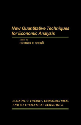 New Quantitative Techniques for Economic Analysis