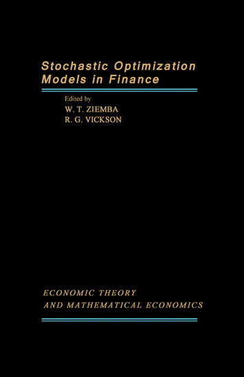 Stochastic Optimization Models in Finance main product photo