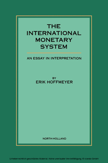 The International Monetary System main product photo