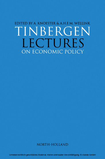 Tinbergen Lectures on Economic Policy main product photo