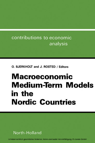 Macroeconomic Medium-Term Models in the Nordic Countries main product photo