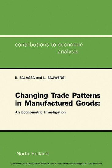 Changing Trade Patterns in Manufactured Goods: An Econometric Investigation main product photo