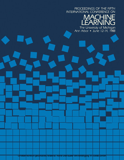 Machine Learning Proceedings 1988 main product photo