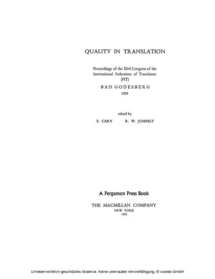 Quality in Translation main product photo