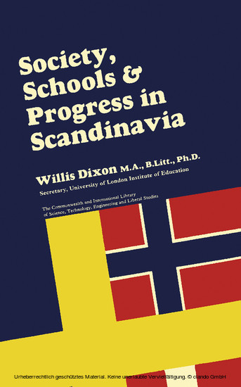 Society, Schools and Progress in Scandinavia main product photo