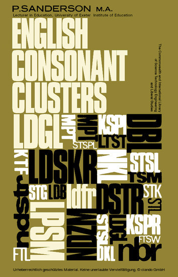English Consonant Clusters main product photo