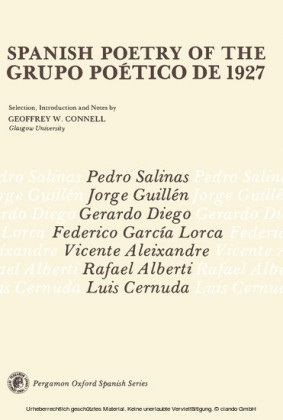 Spanish Poetry of the Grupo Poético de 1927
