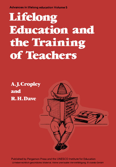 Lifelong Education and the Training of Teachers main product photo