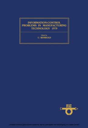 Information Control Problems in Manufacturing Technology 1979