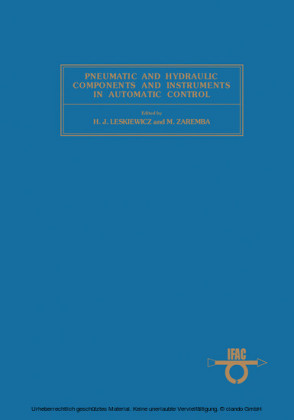 Pneumatic and Hydraulic Components and Instruments in Automatic Control
