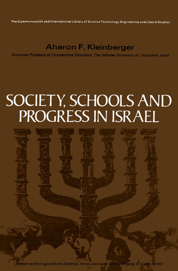 Society, Schools and Progress in Israel main product photo