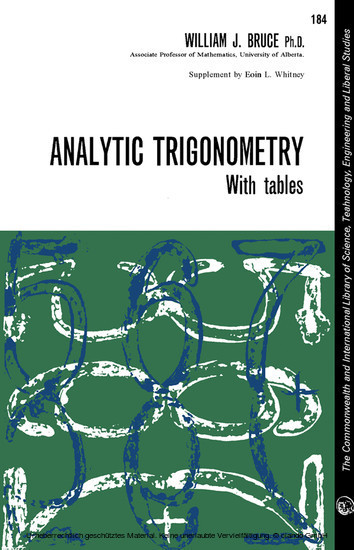 Analytic Trigonometry main product photo