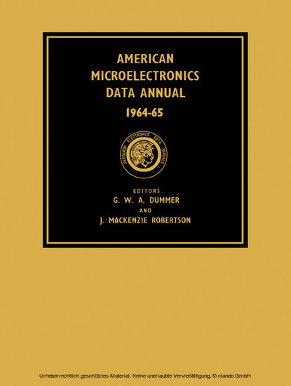 American Microelectronics Data Annual 1964-65 main product photo