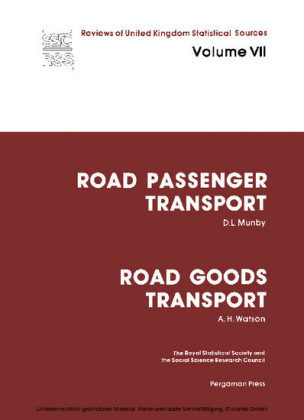 Road Passenger Transport: Road Goods Transport