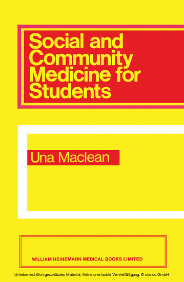 Social and Community Medicine for Students main product photo