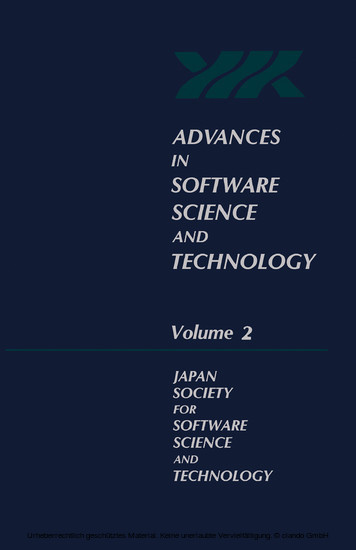 Advances in Software Science and Technology main product photo