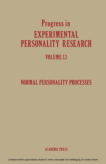 Normal Personality Processes main product photo