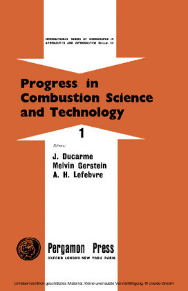 Progress in Combustion Science and Technology
