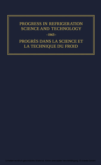 Progress in Refrigeration Science and Technology main product photo